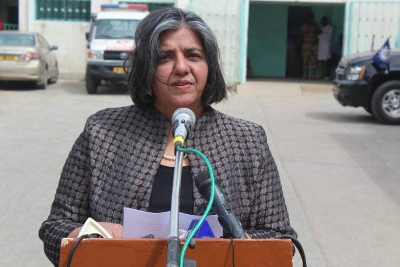 L'Ambassadrice des États-Unis au Tchad. Alwihda Info/D.W