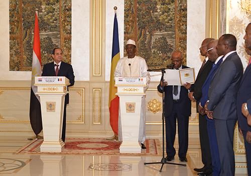 Al Sissi appelle la communauté internationale à soutenir les efforts du Tchad. Al Sissi appelle la communauté internationale à soutenir les efforts du Tchad.
