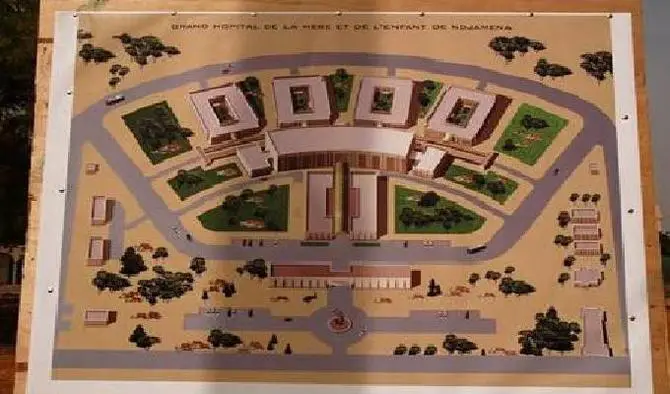 Plan du Grand hôpital de la Mère et de l’Enfant (N'djamena - Tchad)