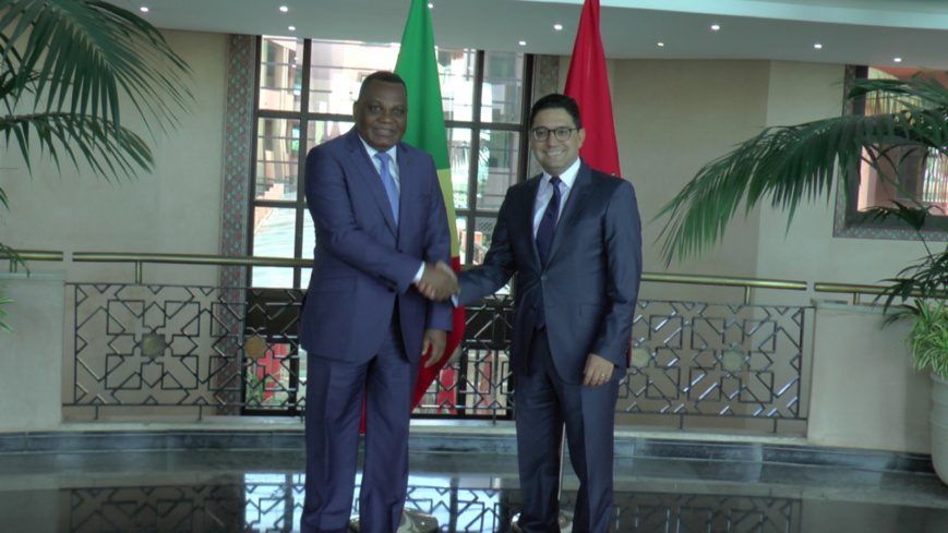 Jean Claude Gakosso et Nasser Bourita Jean Claude Gakosso et Nasser Bourita