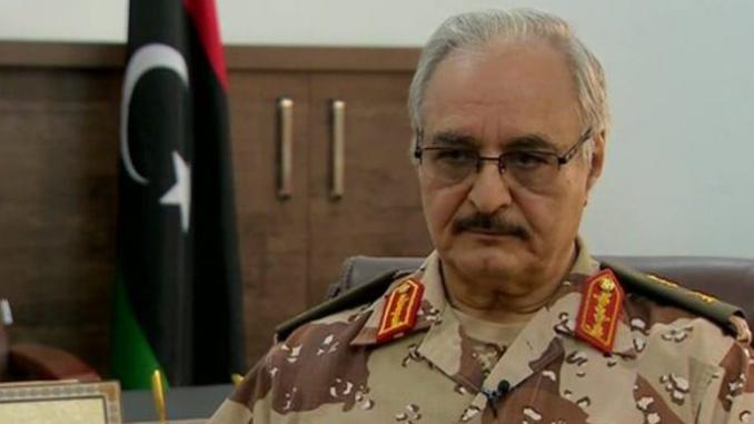 Le maréchal Haftar. Crédits photo : Sources Le maréchal Haftar. Crédits photo : Sources
