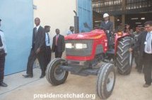 Tchaad : Le président inaugure l'usine d’assemblage de tracteurs et d’équipements agricoles