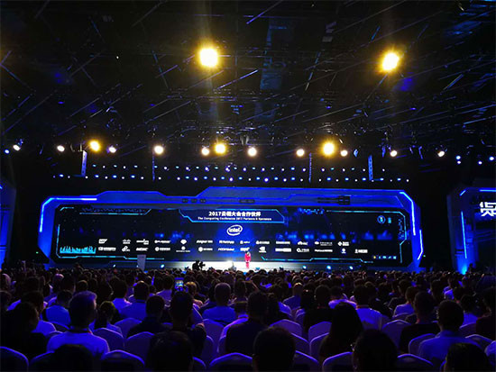 "The Computing Conference 2017" was held in Hangzhou, capital of east China's Zhejiang Province, Oct. 11, 2017. Themed as "Apsara Intelligence", this year's conference ran until Oct. 14. (Photo: People’s Daily Online) "The Computing Conference 2017" was held in Hangzhou, capital of east China's Zhejiang Province, Oct. 11, 2017. Themed as "Apsara Intelligence", this year's conference ran until Oct. 14. (Photo: People’s Daily Online)
