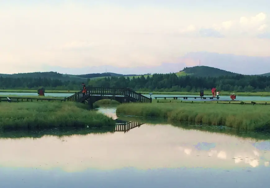 Seven-Star Lake in Saihanba. (Photo by Pei Guangjiang from People’s Daily).