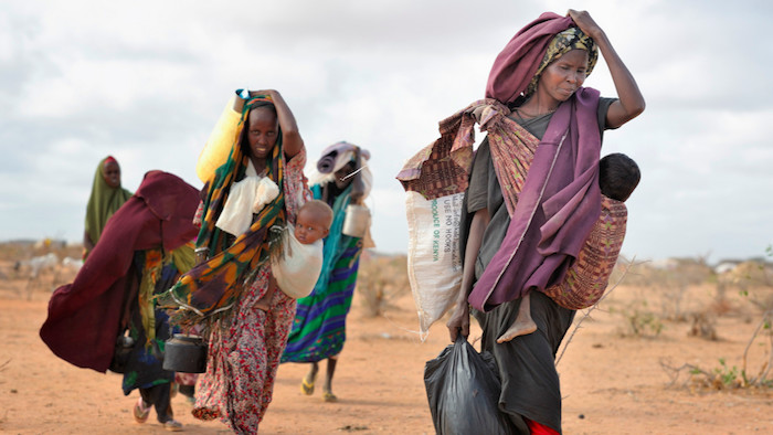 Des déplacés en Afrique. Crédits photo : sources Des déplacés en Afrique. Crédits photo : sources