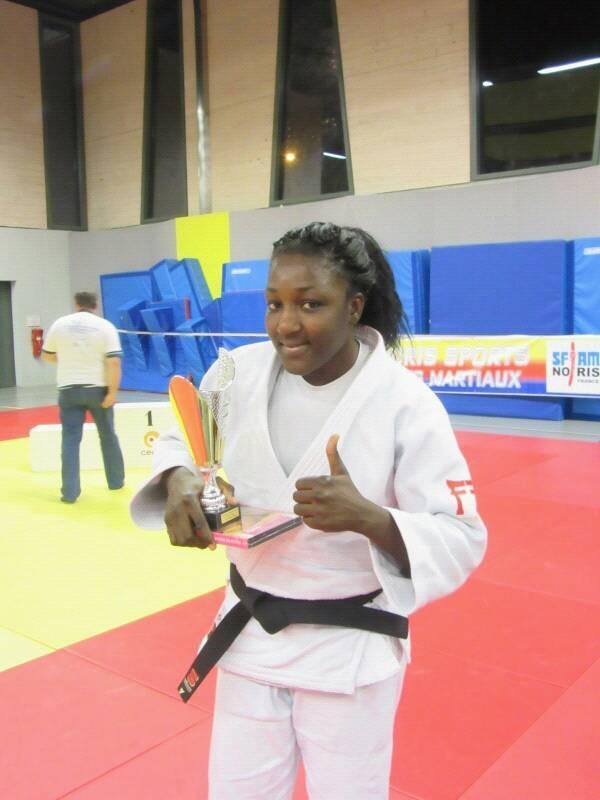 La judokate Carine Ngarlemdanan. Crédits photo : sources