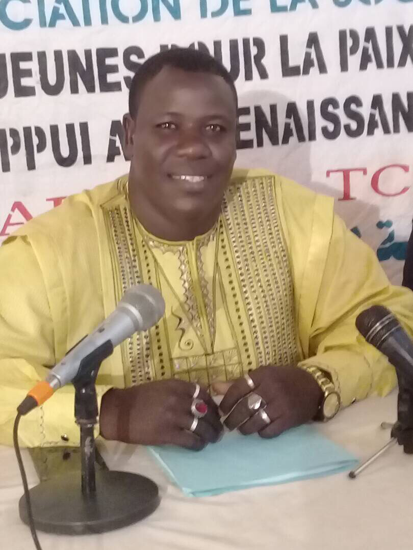 Le président de l’Alliance des Jeunes pour la Paix, le Développement et l’Appui à la Renaissance du Tchad (AJPDAR-Tchad), Mahamat El-Mahadi Ali. Alwihda Info