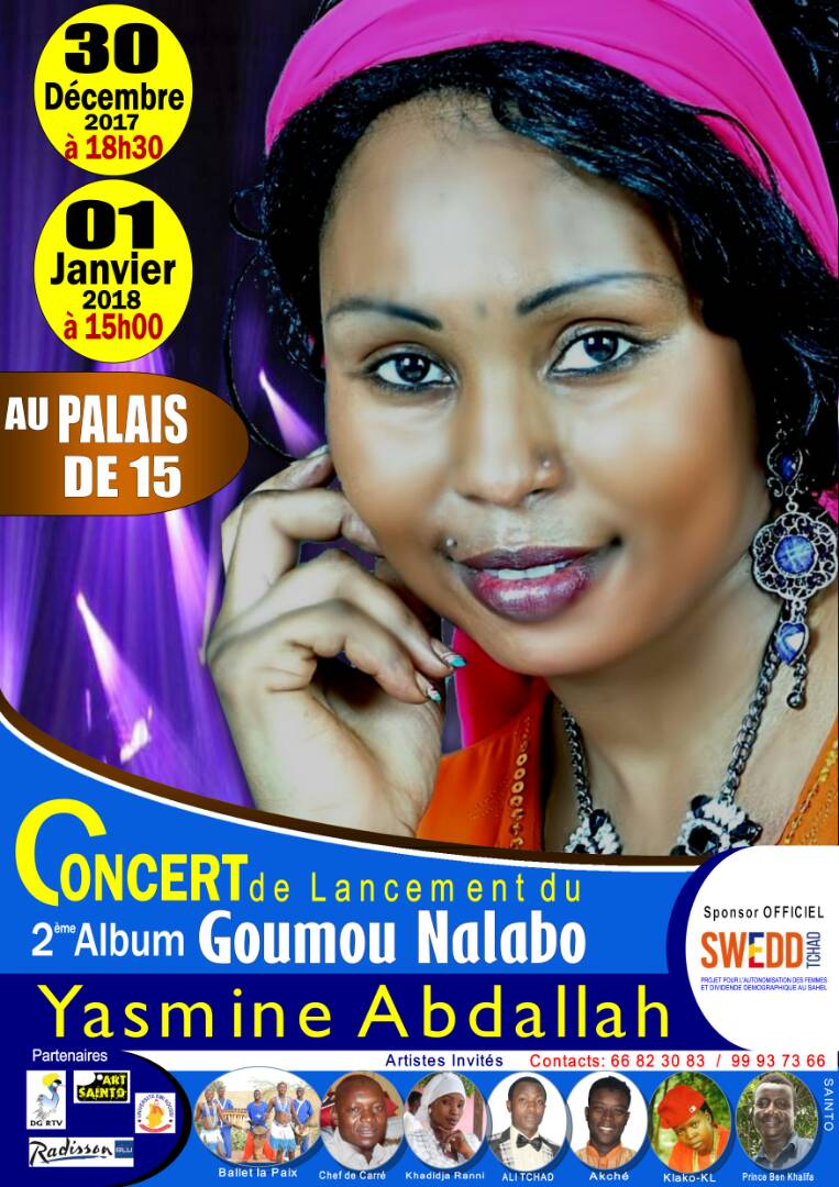 L'artiste Yasmine Abdallah en concert le 30 au Palais du 15