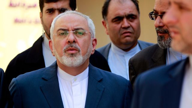 Le ministre iranien des Affaires étrangères Mohammad Javad Zarif le 27 juillet 2015 à Najaf. crédits photo : Sources