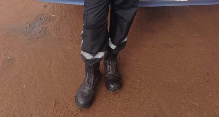 Un uniforme de gardien de sécurité privée. Crédits photo : réservés Un uniforme de gardien de sécurité privée. Crédits photo : réservés
