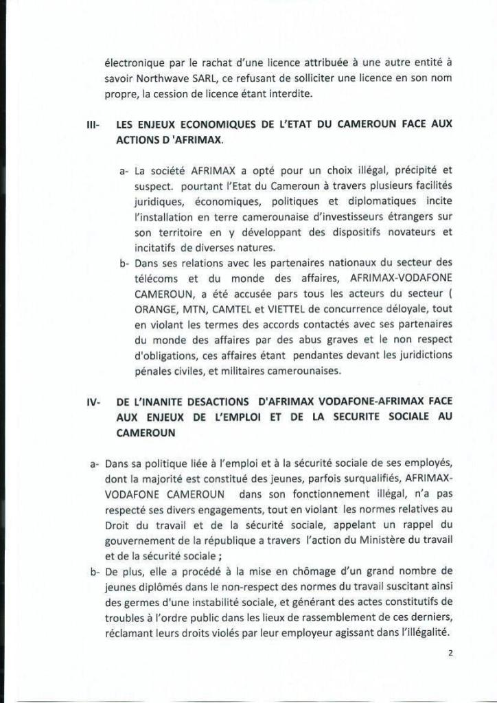 Cameroun:Le Data Center de Vodafone placé sous scellés!