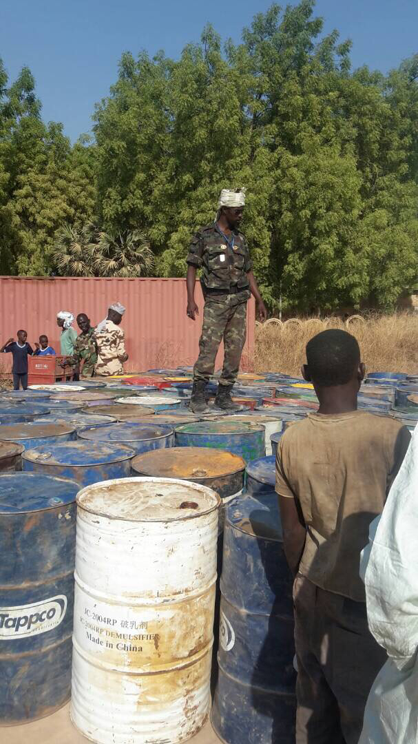 Sarh : La douane mobile intercepte une myriade de marchandise frauduleuse Sarh : La douane mobile intercepte une myriade de marchandise frauduleuse