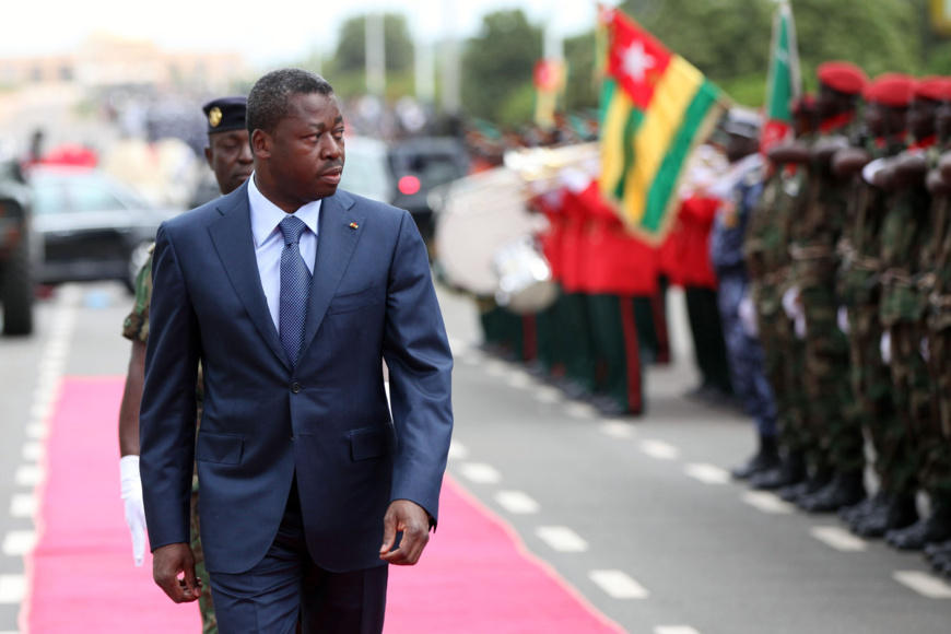 Le Président Faure Gnassingbe à l’investiture de George Weah