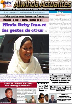 Le journal Alwihda du 31 mars disponible en téléchargement via Paypal