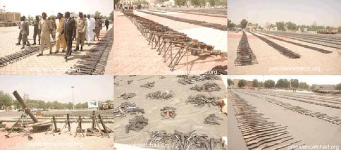 Tchad : La commission mixte de désarmement fait une saisie record d'armes Tchad : La commission mixte de désarmement fait une saisie record d'armes