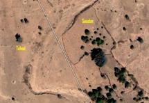Image satellite de la frontière tchado-soudanaise Image satellite de la frontière tchado-soudanaise