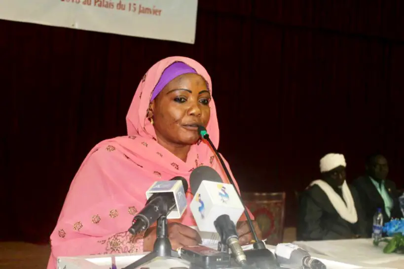 La Maire de la commune de N'Djamena, Mariam Djimet Ibet, ce samedi 17 février 2018. Alwihda Info