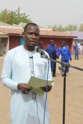 Le secrétaire général de l'association des Jeunes Tchadiens Pour l'Amour de la Patrie et le Développement Social (AJTAPDS), Youssouf Mahamat Idriss. Alwihda Info