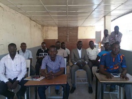 Point de presse des étudiants de Master. Alwihda Info/M.M. Point de presse des étudiants de Master. Alwihda Info/M.M.