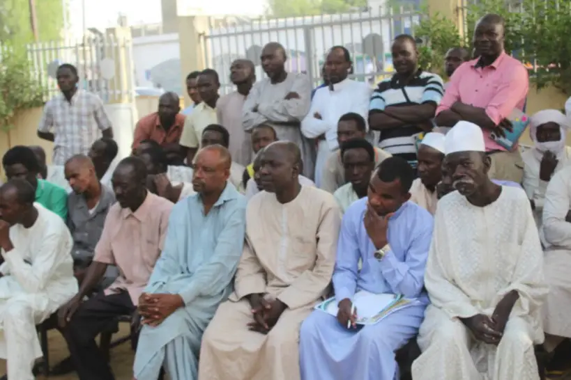 Des travailleurs lors d’une assemblée générale de la plate-forme syndicale à N’Djamena. Crédits : AlWihda Info