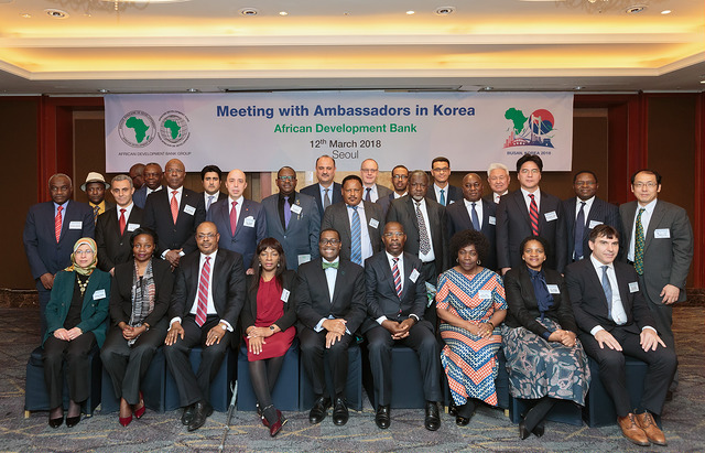 Meeting reception with Ambassador of AfDB member countries. Meeting reception with Ambassador of AfDB member countries.