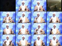 Hassan Al Turabi sur les antennes d'une chaine de télévison. Hassan Al Turabi sur les antennes d'une chaine de télévison.
