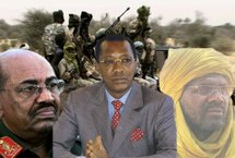 Omar El Béchir (President soudanais), Idriss Déby (President tchadien), Dr Khalil Ibrahim (Leader rébellion MJE) / Alwihda.