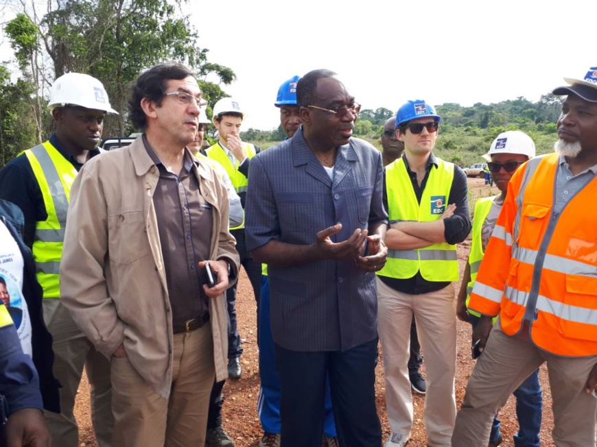 « Je suis impressionné par l’ouvrage formidable de Lom Pangar », a déclaré Gilles Thibault. « Je suis impressionné par l’ouvrage formidable de Lom Pangar », a déclaré Gilles Thibault.