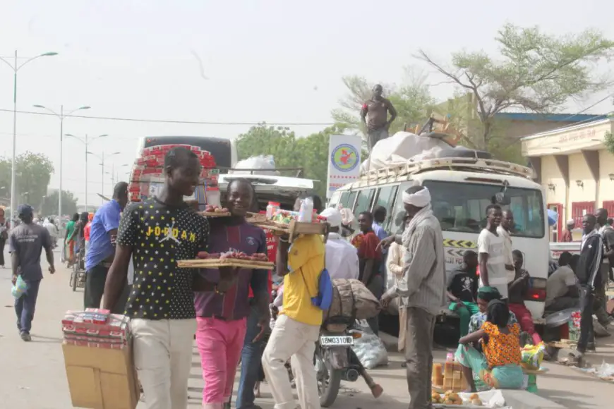 Des civils à N’Djamena. Photo : Alwihda Info