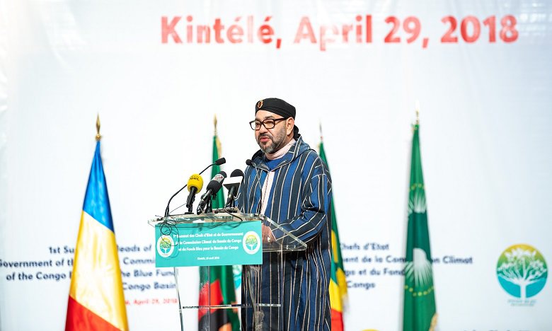 Commission Climat et du Fonds Bleu du Bassin du Congo à Brazzaville : Le Roi Mohammed VI, modèle d'engagement en faveur de la lutte contre les changements climatiques Commission Climat et du Fonds Bleu du Bassin du Congo à Brazzaville : Le Roi Mohammed VI, modèle d'engagement en faveur de la lutte contre les changements climatiques