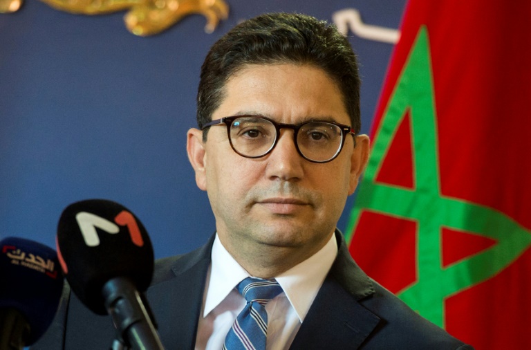Le ministre marocain des Affaires étrangères Nasser Bourita à Rabat, le 8 décembre 2017 / © AFP/Archives / FADEL SENNA Le ministre marocain des Affaires étrangères Nasser Bourita à Rabat, le 8 décembre 2017 / © AFP/Archives / FADEL SENNA
