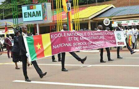 Pour la quatrième fois de son existence, l’ENAM a défilé au boulevrad du 20 mai à Yaoundé.