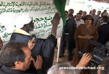 Tchad : Une nouvelle oeuvre de Kadhafi Tchad : Une nouvelle oeuvre de Kadhafi