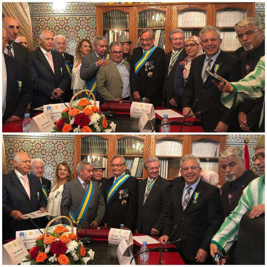 "L'Ordre Lafayette" présent au Maroc "L'Ordre Lafayette" présent au Maroc