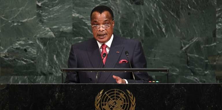 Denis Sassou N'Guesso à la tribune des Nations Unies ( Photo d'archives)