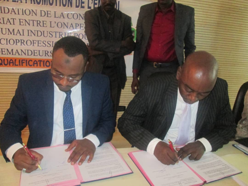 Tchad : Signature d’une convention entre l’ONAPE et l’Industrie Réchaud Toumai pour la création de 1000 emplois
