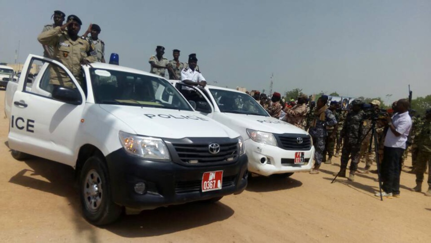 Des policiers au Tchad. Alwihda Info/D.H.