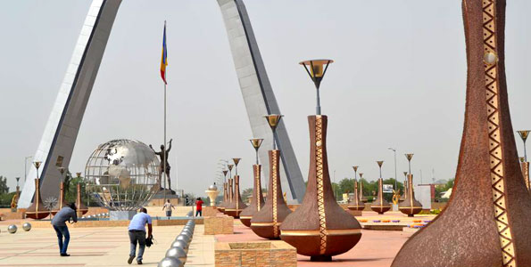 La place de la Nation à N'Djamena, Tchad. PHOTO | DICTA ASIIMWE