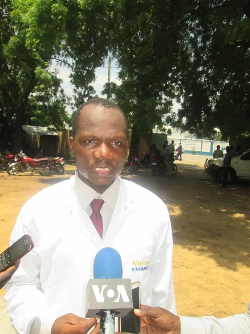 Le président du Syndicat des Médecins du Tchad, Baroua Haroun. Alwihda Info