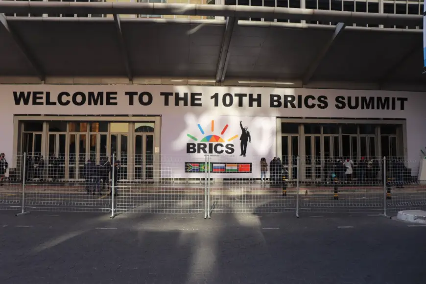 The 10th BRICS Summit was scheduled to run from Wednesday to Friday at the Sandton Convention Center in Johannesburg, South Africa. Photo by Liu lingling from People’s Daily