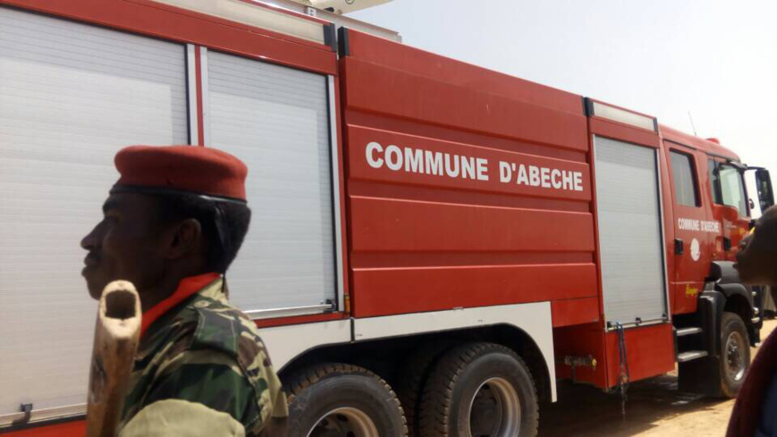 Une camion de pompier à Abéché. Crédits : Alwihda Info/D.H.