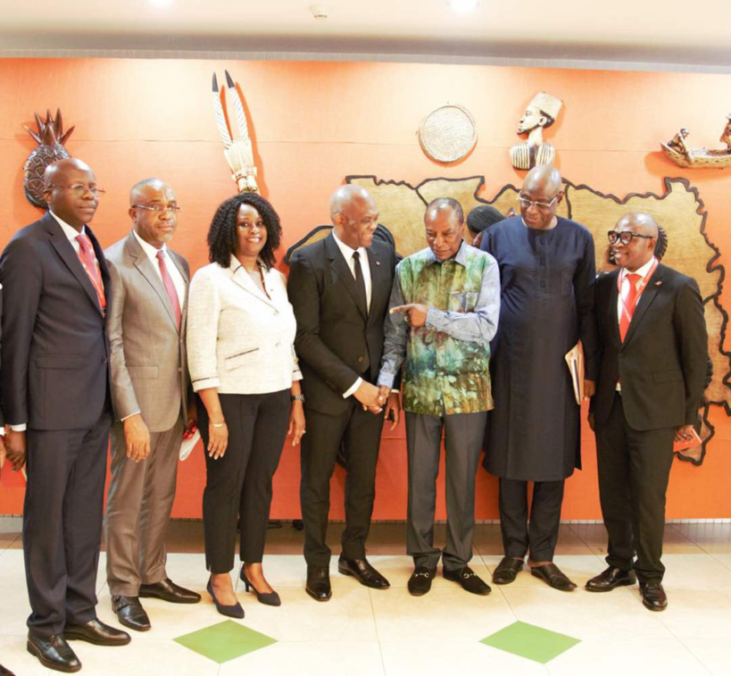 Avec Tony Elumelu, le Président guinéen s’engage à soutenir l’entreprenariat et le secteur privé en Guinée. Avec Tony Elumelu, le Président guinéen s’engage à soutenir l’entreprenariat et le secteur privé en Guinée.