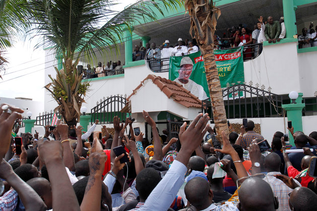 Mali : l'opposition manifeste contre la réélection du président IBK. Crédits photo : bamada.net