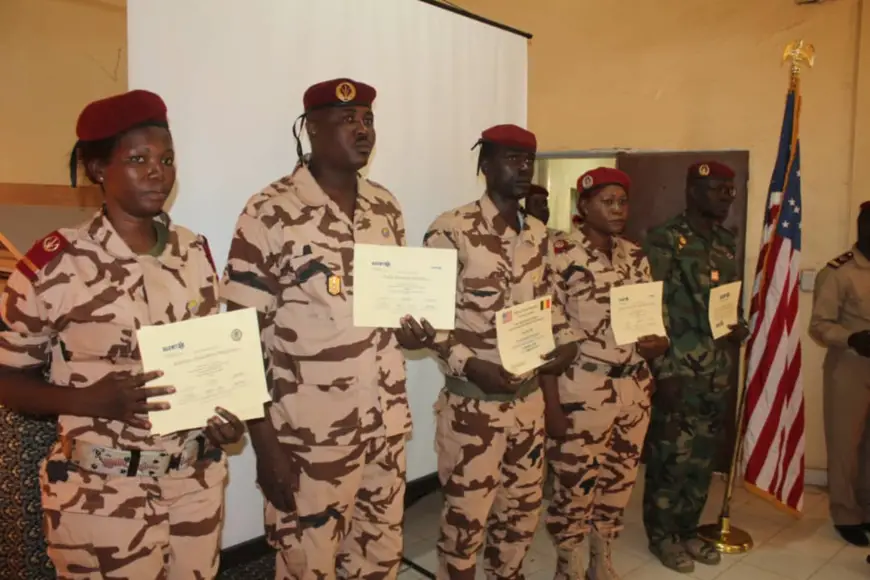 Tchad : l'armée se forme en soins aux blessés en situation de combat tactique