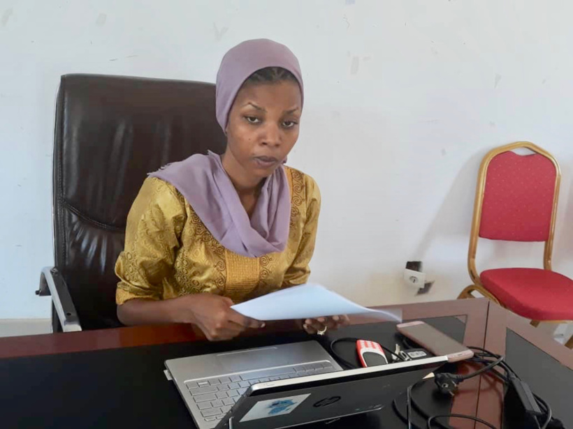 La présidente de la Ligue Internationale de la Femme section du Tchad, Amalkher Souleymane Djibrine. Alwihda Info/AI La présidente de la Ligue Internationale de la Femme section du Tchad, Amalkher Souleymane Djibrine. Alwihda Info/AI