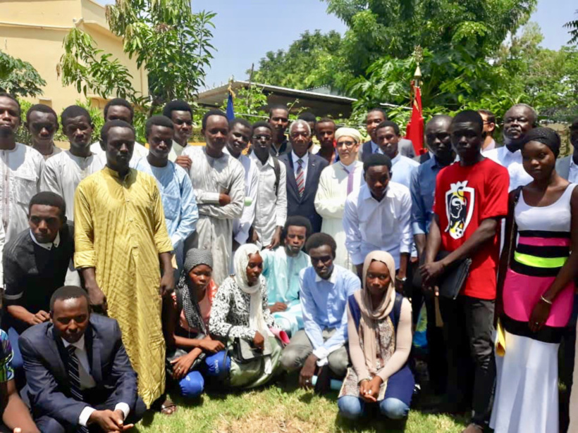 Cérémonie de rencontre et de prise de contact avec 70 nouveaux étudiants tchadiens bénéficiaires d'une bourse d’étude du Maroc. Alwihda Info/D.W.