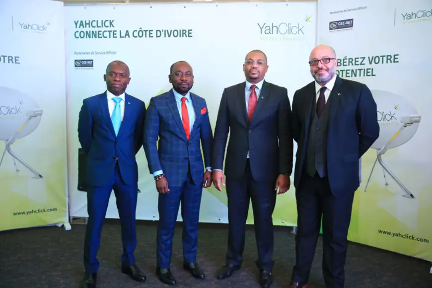 Côte d’Ivoire : YahClick, le leader des services Internet satellitaires haut débit, fait son entrée dans le pays.