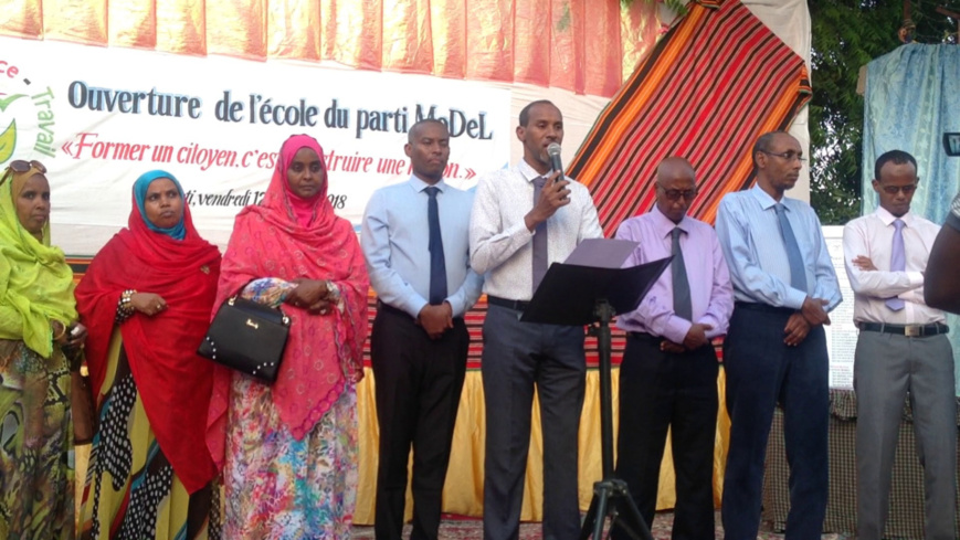 Djibouti : Discours de Ismaël Ahmed Wabéri, président du parti MoDeL, à l'inauguration de l'école du parti Djibouti : Discours de Ismaël Ahmed Wabéri, président du parti MoDeL, à l'inauguration de l'école du parti
