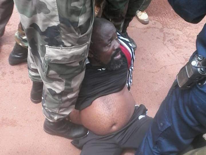 Le Député Rhombot Yekatome arrêté par la gendarmerie à Bangui. Crédits photo : Diaspora