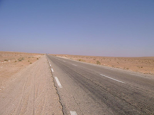 L’axe Niger-Alger de la route transsaharienne. Crédits : DR